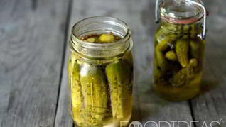 Огурцы маринованные на зиму хрустящие в банках — на литровую банку