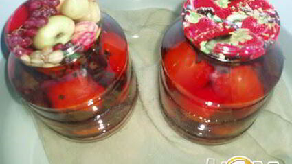 помидоры маринованные с базиликовым ароматом