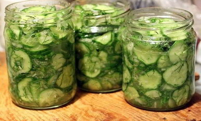 Рецепт нарезанные огурцы на зиму