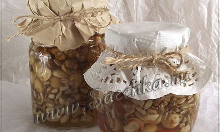 Рецепт орехи в меду