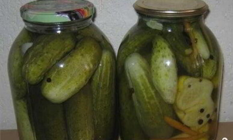 Рецепт патиссоны, консервированные с огурцами
