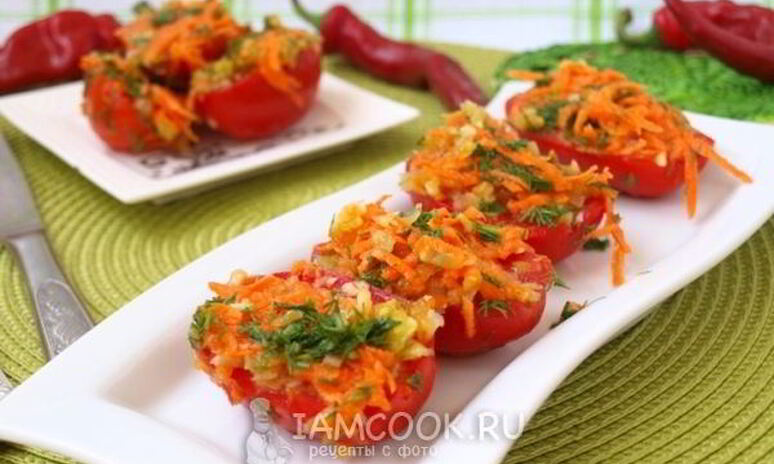 Рецепт помидоры по-корейски