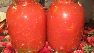 Помидоры в собственном соку на зиму