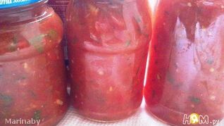 Приправа из помидоров и перца болгарского
