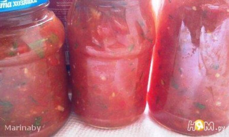 Рецепт приправа из помидоров и перца болгарского