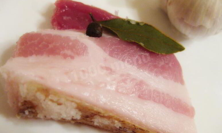 Рецепт простая засолка свиного сала на зиму