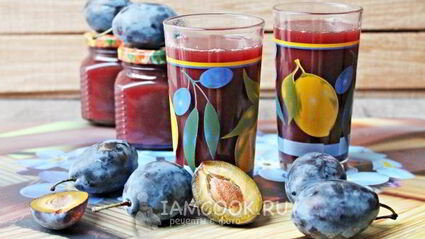 сок из сливы на зиму через соковыжималку