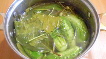 хрустящие малосольные огурчики