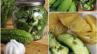 Малосольные огурцы в банке за 30 минут