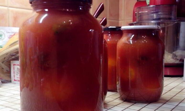 Рецепт помидоры в собственном соку