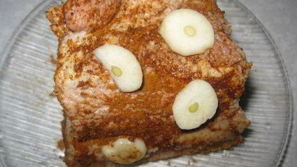 сало в луковой шелухе