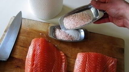 семга соленая