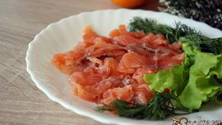 Слабосоленая форель