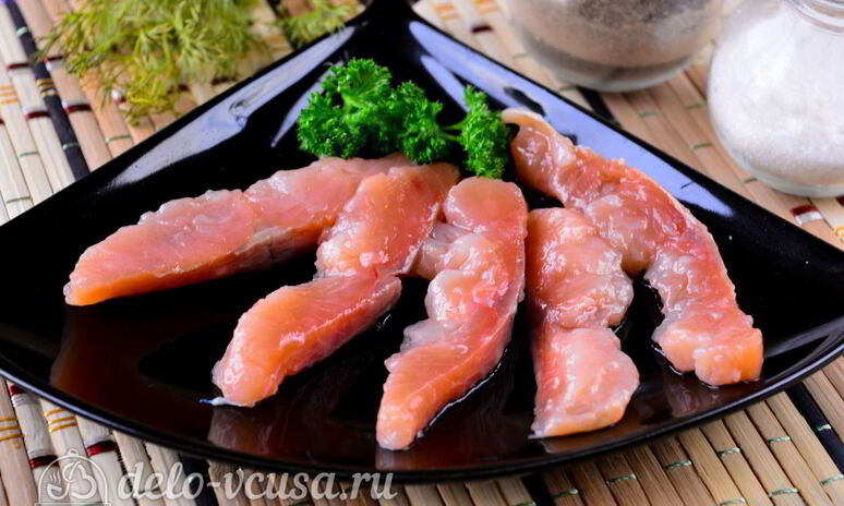 Рецепт соленая горбуша под семгу