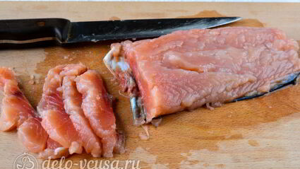 соленая горбуша под семгу