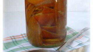 Апельсиновые цукаты в сиропе