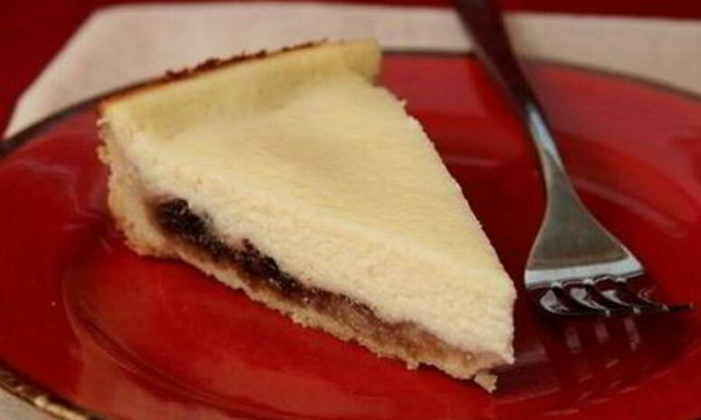 Рецепт чизкейк с вишневым вареньем и корицей