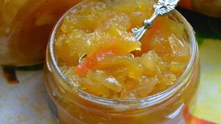 Кабачковое варенье с лимоном