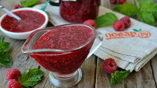 Малиновое варенье без варки на зиму