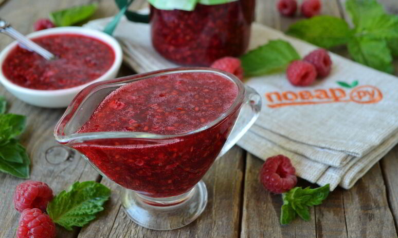 Рецепт малиновое варенье без варки на зиму