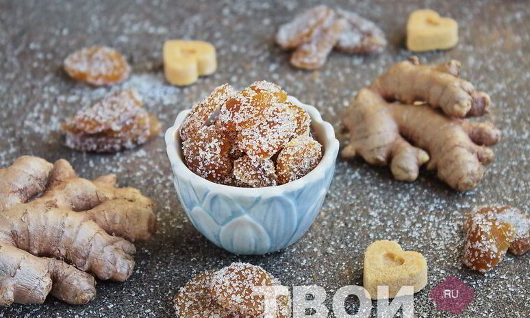 Рецепт цукаты из имбиря