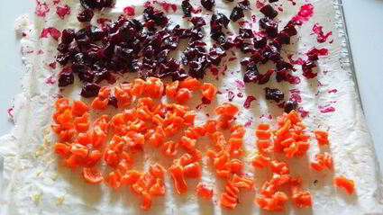 цукаты из свеклы, моркови и имбирем