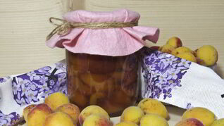 Варенье из абрикосов половинками