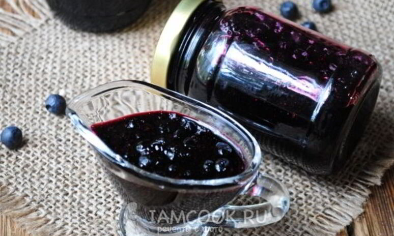 Рецепт варенье из черники пятиминутка