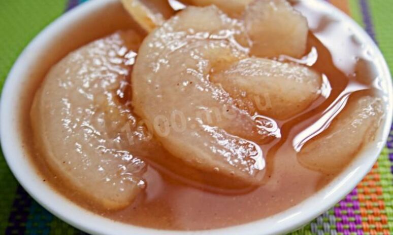 Рецепт варенье из груш дольками