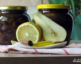 Варенье из груш с лимоном