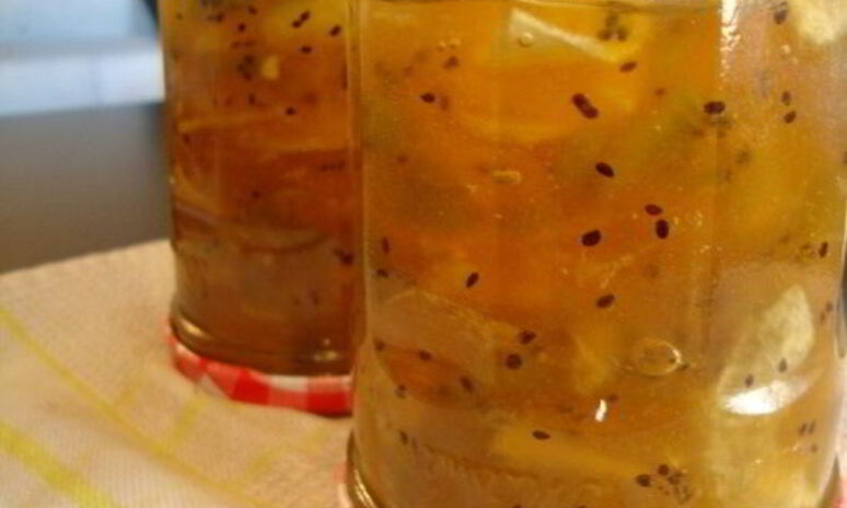 Рецепт варенье из киви и яблок