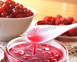 Варенье из малины и красной смородины