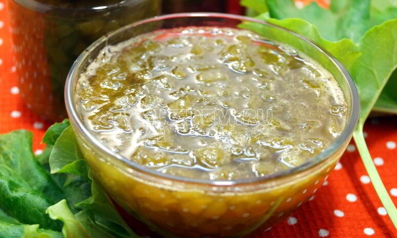 Рецепт варенье из ревеня