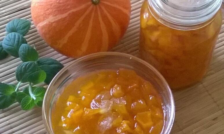 Рецепт варенье из тыквы с цитрусовым оттенком