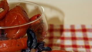 Вяленые помидоры в микроволновке