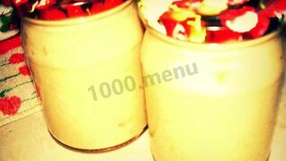 Яблочное пюре со сгущенным молоком на зиму