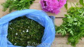 Заморозка кинзы на зиму