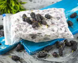 Заморозка шелковицы на зиму