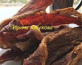 Африканская колбаса билтонг