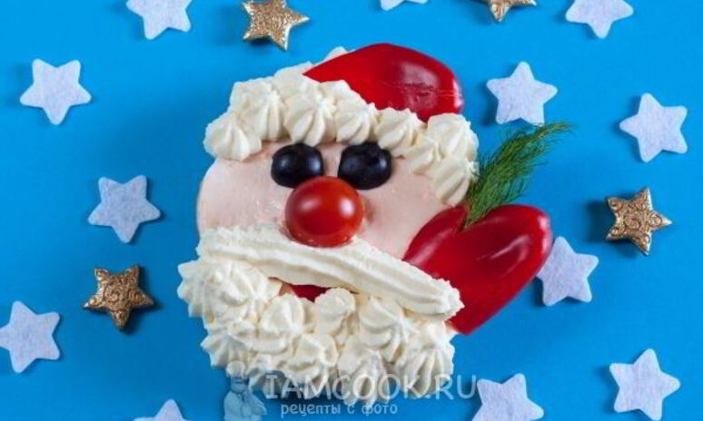 Рецепт бутерброд дед мороз