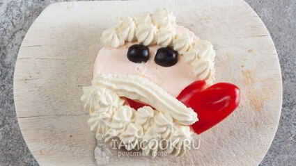 бутерброд дед мороз