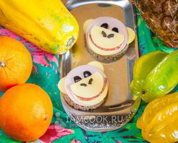 Бутерброд Обезьяна с сыром и колбасой