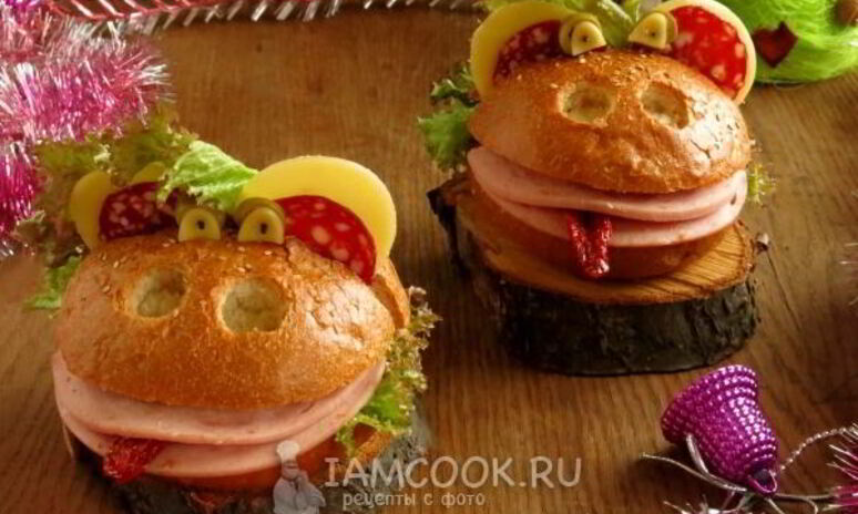 Рецепт бутерброд обезьяна