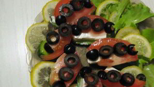 Бутерброд с брынзой