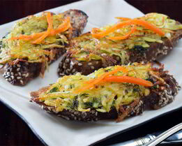 Бутерброд с картофельной начинкой