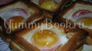 Бутерброд с яйцом