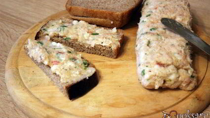 бутербродная намазка из сала с чесноком