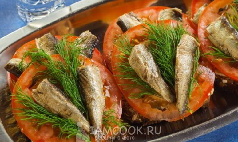 Рецепт бутерброды балтийский моряк со шпротами