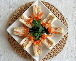 Бутерброды на свадебный стол