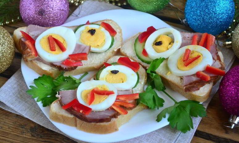 Рецепт бутерброды петушки